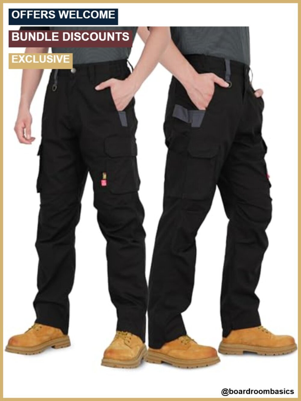 FR Stretch Cargo Pants Lightweight Ripstop Flame Resistant NFPA 2112 CAT2 HRC2